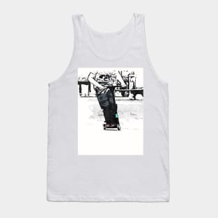 Scooting for Fun - Scooter Boy Tank Top